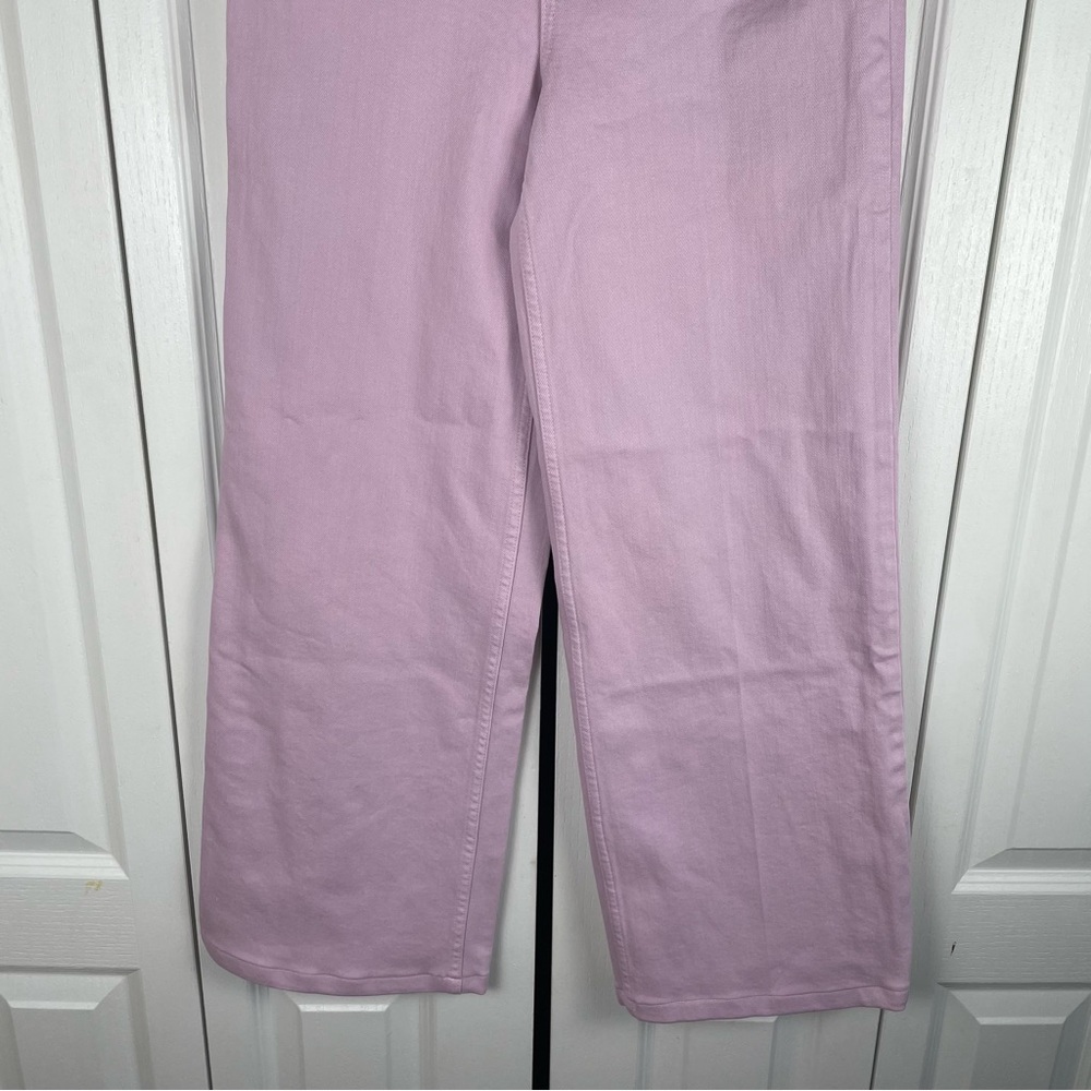 Rails Denim The Getty High Rise Wide Leg Jeans Women’s 26 Lilac Luxury Designer - Picture 3 of 16